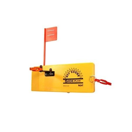 Off Shore Right Side Planer WFlag  1 Or19 Release, 1Clip  Ins Yellow 999 Lead Free OR12R